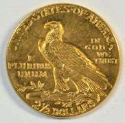 Razor-sharp 1927 US $2.50 Indian Gold Piece