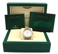 Rolex Datejust Two Tone 18kt Gold Watch