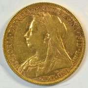Nice 1898 British Gold Sovereign from Melbourne Mint (M)