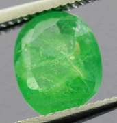 Vivid! .87ct oval cut Tsavorite Garnet