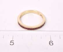 Ravishing Ruby Ring in 14K Yellow Gold