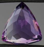 Glittering 7.06ct trillion cut Brazilian Amethyst