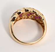 Lovely Ruby and Diamond Ring