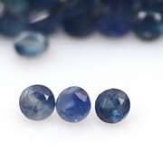Multi-hue 6.21ct natural blue Sapphire set