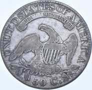 1824 Capped Bust Half Dollar