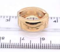 Beautiful Yellow Gold Huggies