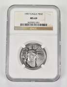 MS69 1997 $50 American Platinum Eagle 1/2 Oz. .999 Fine Platinum NGC