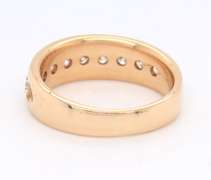 Incredible Yellow Gold Channel Set Diamond Band