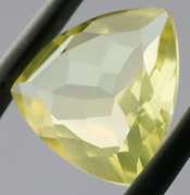 Ravishing 6.84ct trillian cut lemon Citrine