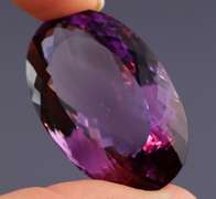 Collectors color shifting 87.40ct eye clean Brazilian Amethyst