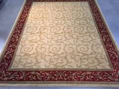 FRENCH SCROLL DESIGN RUG 6x8