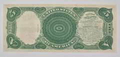 1907 $5 United States Legal Tender Note - Large Note - Red Seal