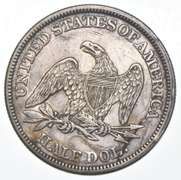 1858 Seated Liberty Half Dollar