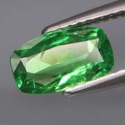 Rare kelly green 1.03ct untreated Tsavorite Garnet