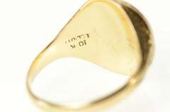 10K Yellow Gold 1954 University of North Carolina Black Onyx Ring