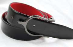 Classy Fine Quality Leather Belt, Made In Italy