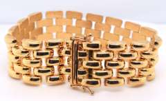 Sterling Silver Wide Bracelet