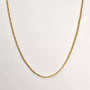 Popular 14k Box Link Necklace