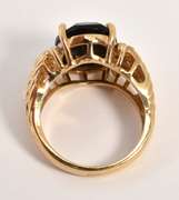Modern Black Onyz Ring
