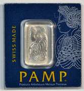 Pure .9995 Platinum 1 Gram PAMP bar sealed in card