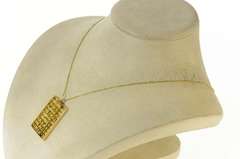 14K Yellow Gold Articulated Abacus Ancient Calculator Charm/Pendant