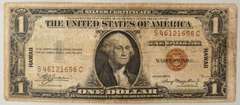 $ 1 1935 A Hawaii Emergency Overprint Silver Certificate