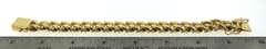 Fashionable Handmade Italian 14k Gold Curb Chain Necklace