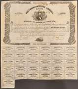 August 19 1861 $1000 Confederate States Of America Series Coupon Bond