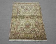 Handmade Indo Khorasan Design 4.1x6.7