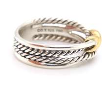 David Yurman X Cross over Ring