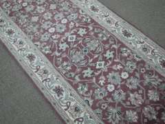 Handmade Kashan Design Runner 2.8x11.9
