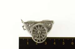 Sterling 3D Ice Cream Street Cart Vendor Figurine