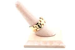 Puzzle Piece 14k Gold Handmade Italian Ring