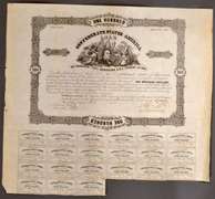 Aug 19 1861 $100 Confederate States Of America Series Coupon Bond
