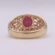 14kt Solid Yellow Gold Cocktail Ring