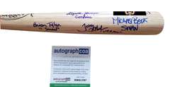 Warriors Cast Autographed X7 Baseball Bat James Remar +6 ACOA