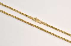 Glittering Diamond Cut Rope Necklace