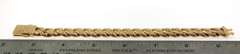 Oriental 14k Gold Handmade Curb Chain Bracelet