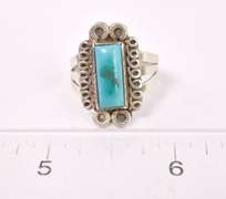 Turquoise Ring in Sterling Silver