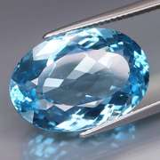 Impressive 17.79ct top Swiss blue Topaz