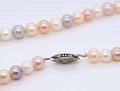 Multi Color Pearl Necklace