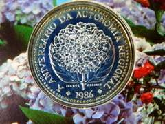 Portugal Acores-Azores Uncirculated 925 Silver Coin