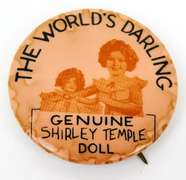 Early Collectible Shirley Temple Doll Pin