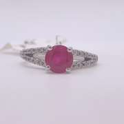 14kt Gold, Ruby, & Diamond Ring