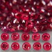 Top violet red 7.32ct Pyrope Garnet set