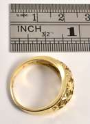 Tasteful Pierced Dome Ring