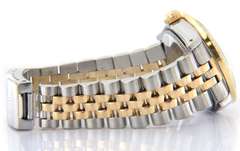 Rolex Datejust 2 Tone 31mm Diamond Dial Bezel Watch