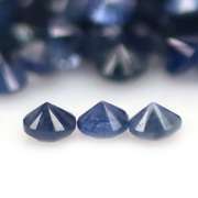 Multi-hue 6.21ct natural blue Sapphire set