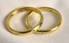 Stackable 18k Diamond Bands