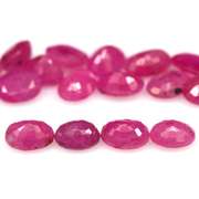 Vivid 6.67ct reddish pink Ruby set from Madagascar